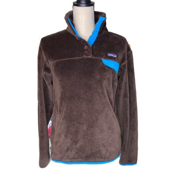 Patagonia Jackets & Blazers - Patagonia T-Snap Brown Blue Fleece Jacket